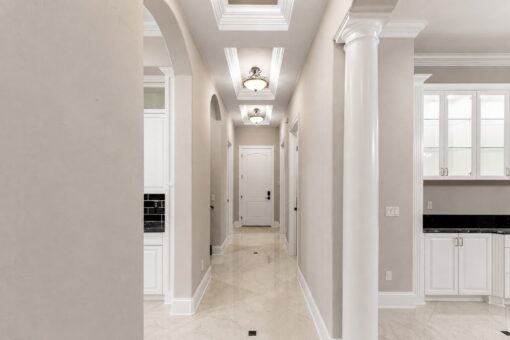 Vizzini custom home in Franklin by Kingfogl – 1st floor - main hallway - view 4