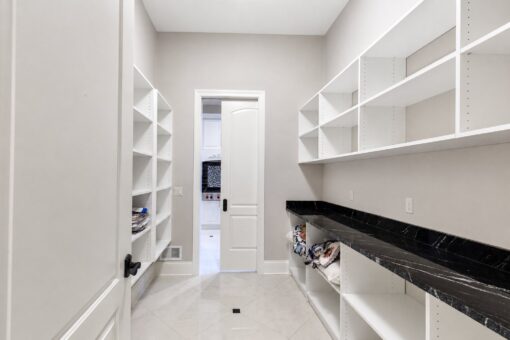 Vizzini custom home in Franklin by Kingfogl – 1st floor - pantry