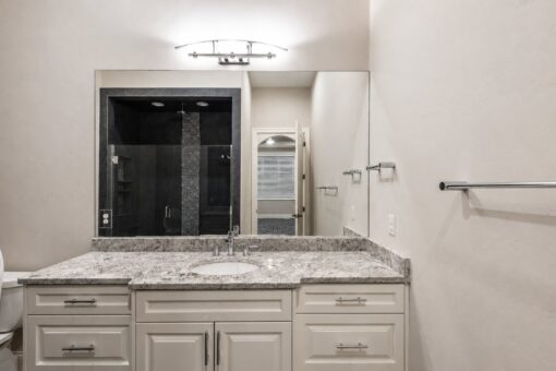 Vizzini custom home in Franklin by Kingfogl – 2nd floor - bathroom 1 vanity