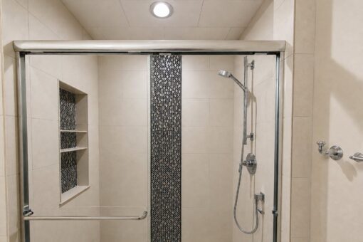 Vizzini custom home in Franklin by Kingfogl – 2nd floor - bathroom 2 shower