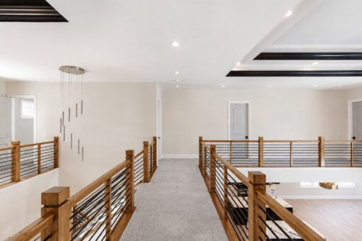 Apex catwalk with modern pendant lights