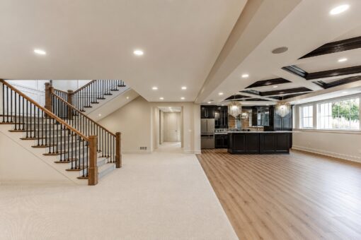 Ridge lower level with staircase and bar